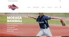 Desktop Screenshot of moragabaseball.org